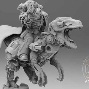 Stationforge Raptor Riders Velociraptor Riders - Set of 3 - Atlan Forge - Etsy