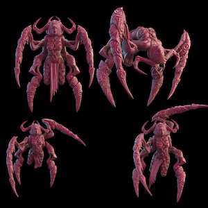 Lusmon Lesser Demon - 4 Models - Mad&#39;s Minis