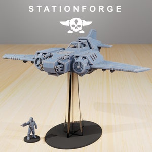 Grimguard: SF-19A Fighter Plane - 3 Models - Station Forge