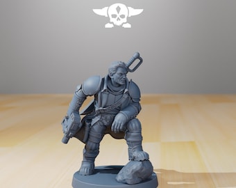 Grimguard: Colonel Mikhail - Single Model - Station Forge
