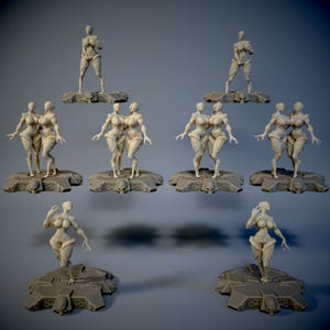Void Angels -  3 Models - Mad&#39;s Minis