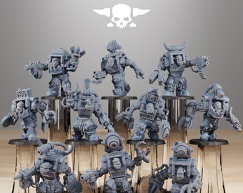 Orkaz: Steelbrutes - 10 Models - Station Forge