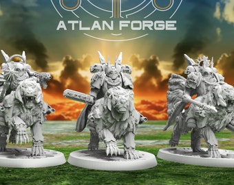 Angelic: Lion Knights - Set of 3 - Atlan Forge