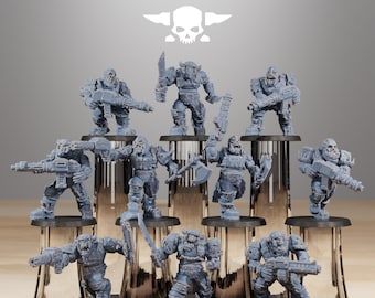 Orkaz: Berserkerz - 10 miniaturas - Station Forge