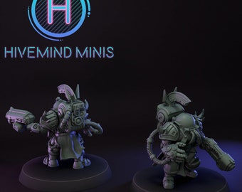 Droidkyn: Dragoons - Single Model - Space Dwarves - Hivemind Minis