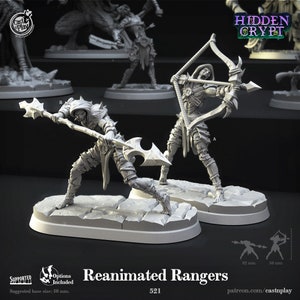 Gereanimeerde Rangers - Skeleton Archers - 521 - CastnPlay - Verborgen crypte - Dungeons and Dragons - Rollenspel - Tafelblad RPG - Pathfinder