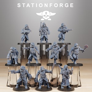 Grimguard: Acolytes - 10 Modelle - Station Forge