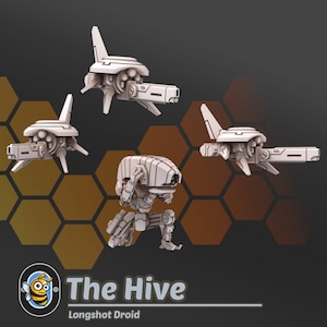 Longshot Droid - 2 Models - Space Communists - The Greater Good - The Hive