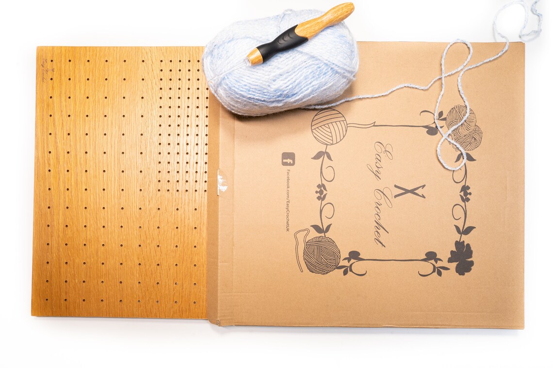 Easy Crochet Blocking Boards for Knitting and Crochet Wooden Etsy UK