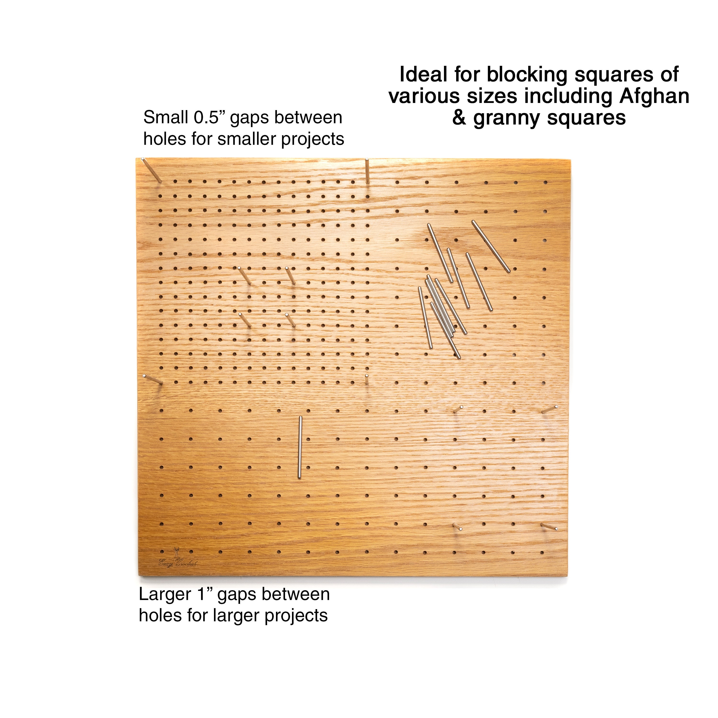 Easy Crochet Blocking Boards for Knitting and Crochet Wooden Etsy