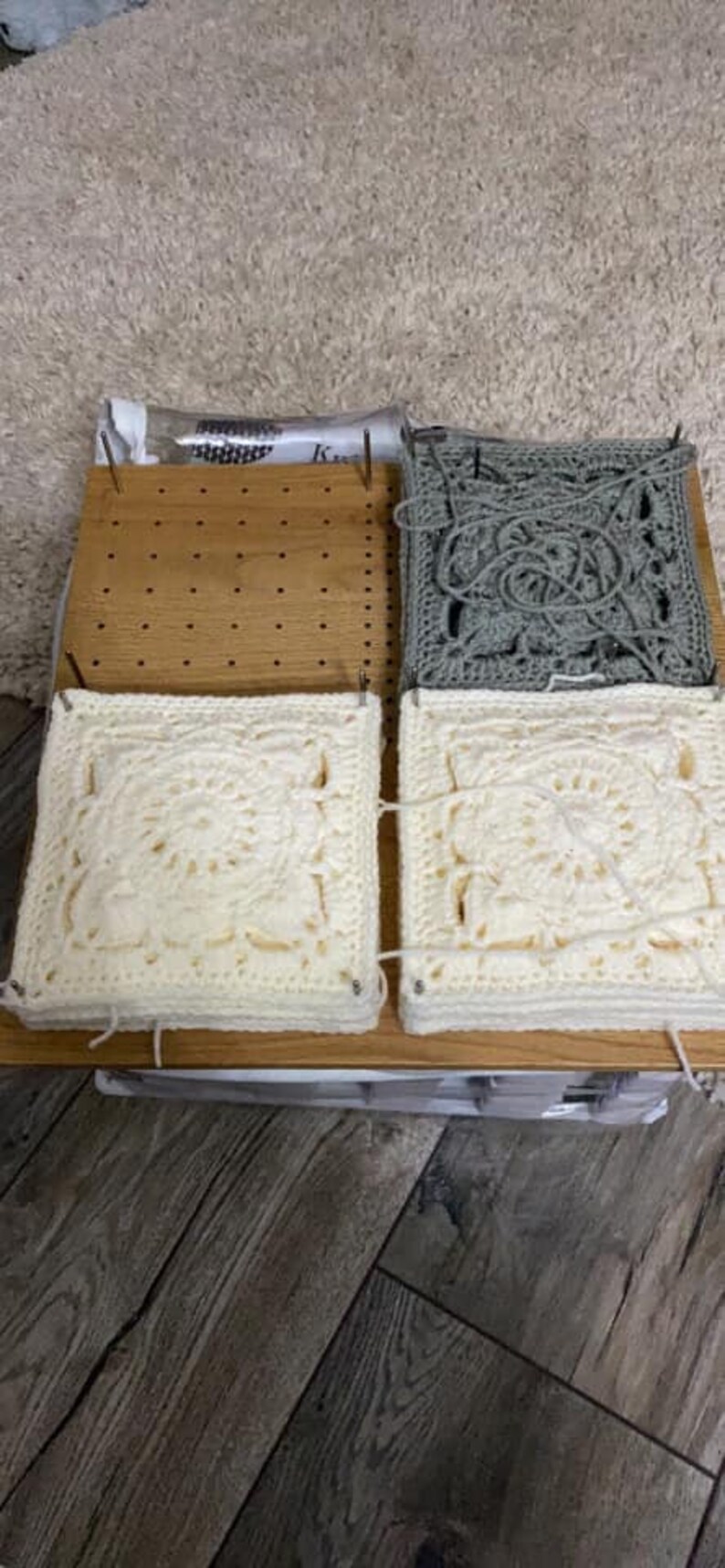 Easy Crochet Blocking Boards for Knitting and Crochet Wooden Etsy