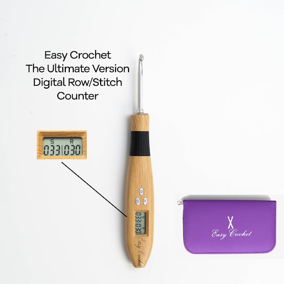 Counting Crochet Hook Set Ergonomic Crochet Hooks with Led and Digital  Stitch