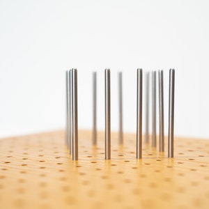 Stainless Steel Pins for Easy Crochet Wooden Blocking Board (12 cm / 4.72in) Extra Long Pack of 40