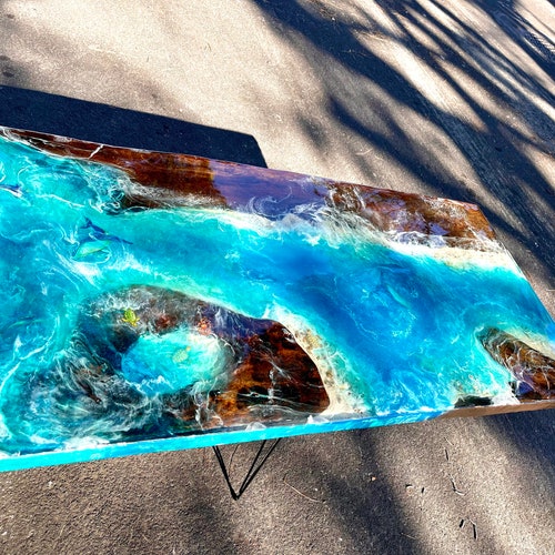 River Table in Walnut/ocean Table/ Table Variation / Unique - Etsy