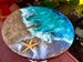 20”D Ocean/Beach/ River Themed, indoor/outdoor, Wine/Coffee Table, Father’s Day gift 