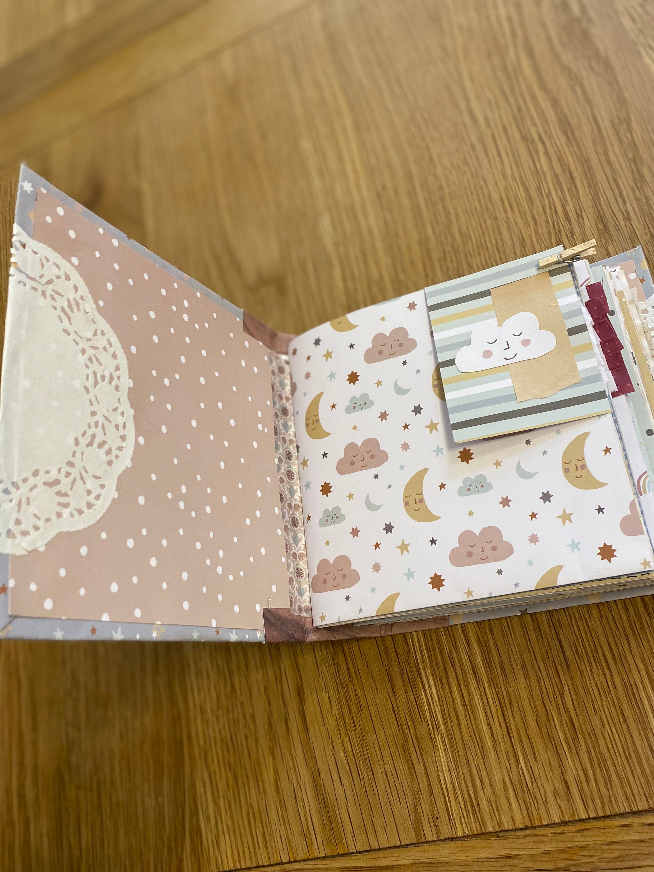 Handmade Baby Journal Baby Junk Journal Baby Album Etsy