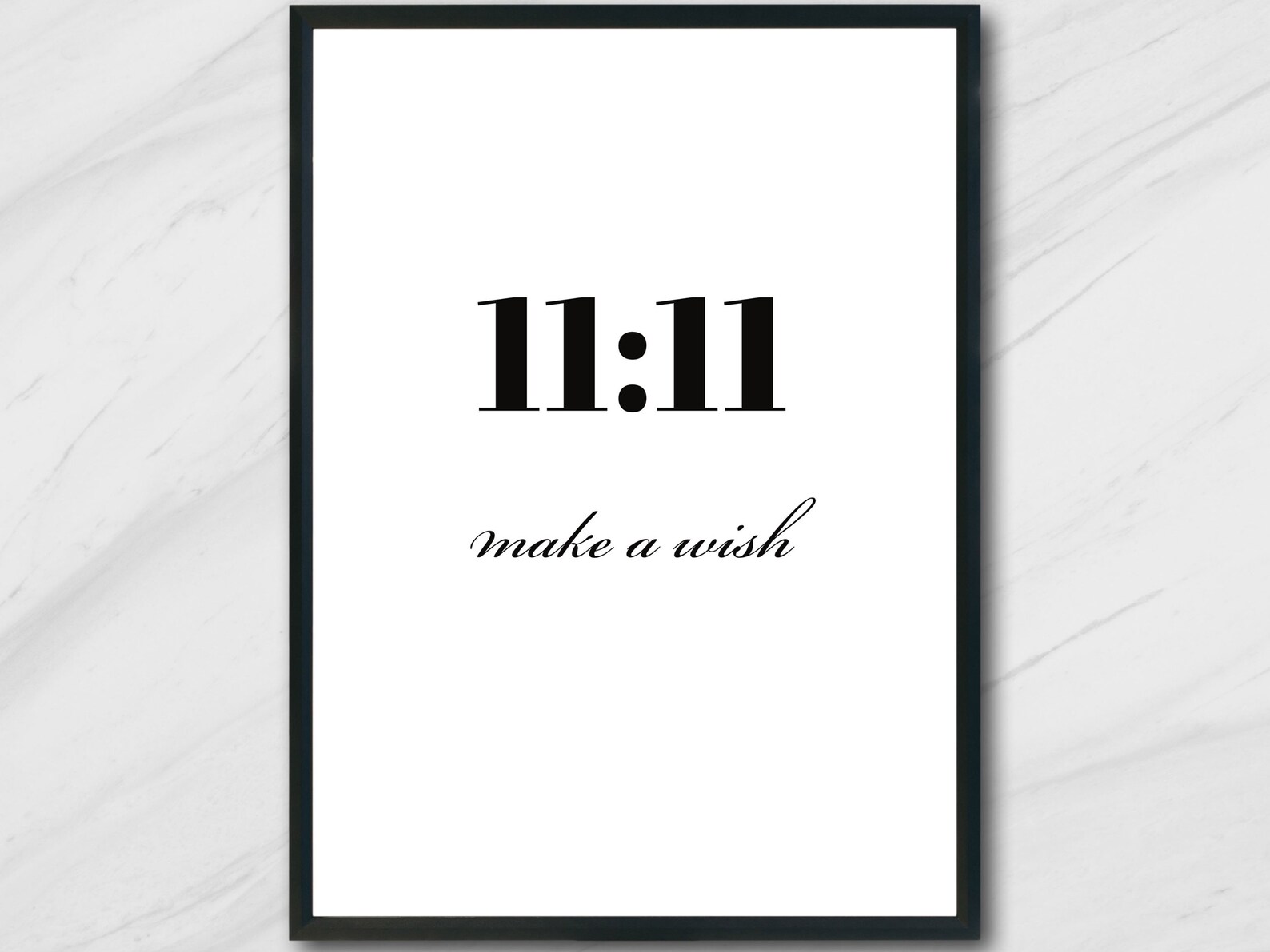 11 11 Make A Wish Quotes 11:11 Make A Wish Print/ quote / funny sayings / wall art / | Etsy