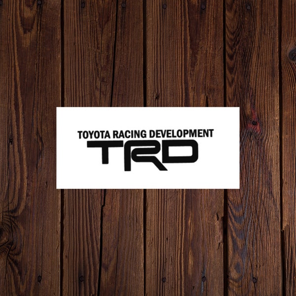 Toyota Racing Development Sticker TRD Sticker Toyota Bumper Sticker Car Vinyl Decal Sticker TRD Pro Sticker Toyota Sticker for Car