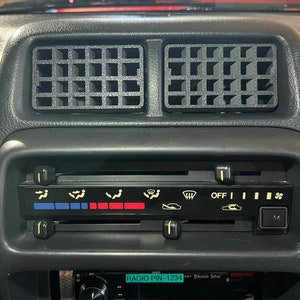 1996-1998 Geo Tracker / Suzuki Sidekick / Vitara / X-90 Dash AC Air Vent Center Set 3D Printed