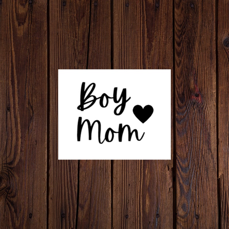 Boy Mom Car Decal Sticker - Vinyl Bumper Sticker - Etsy