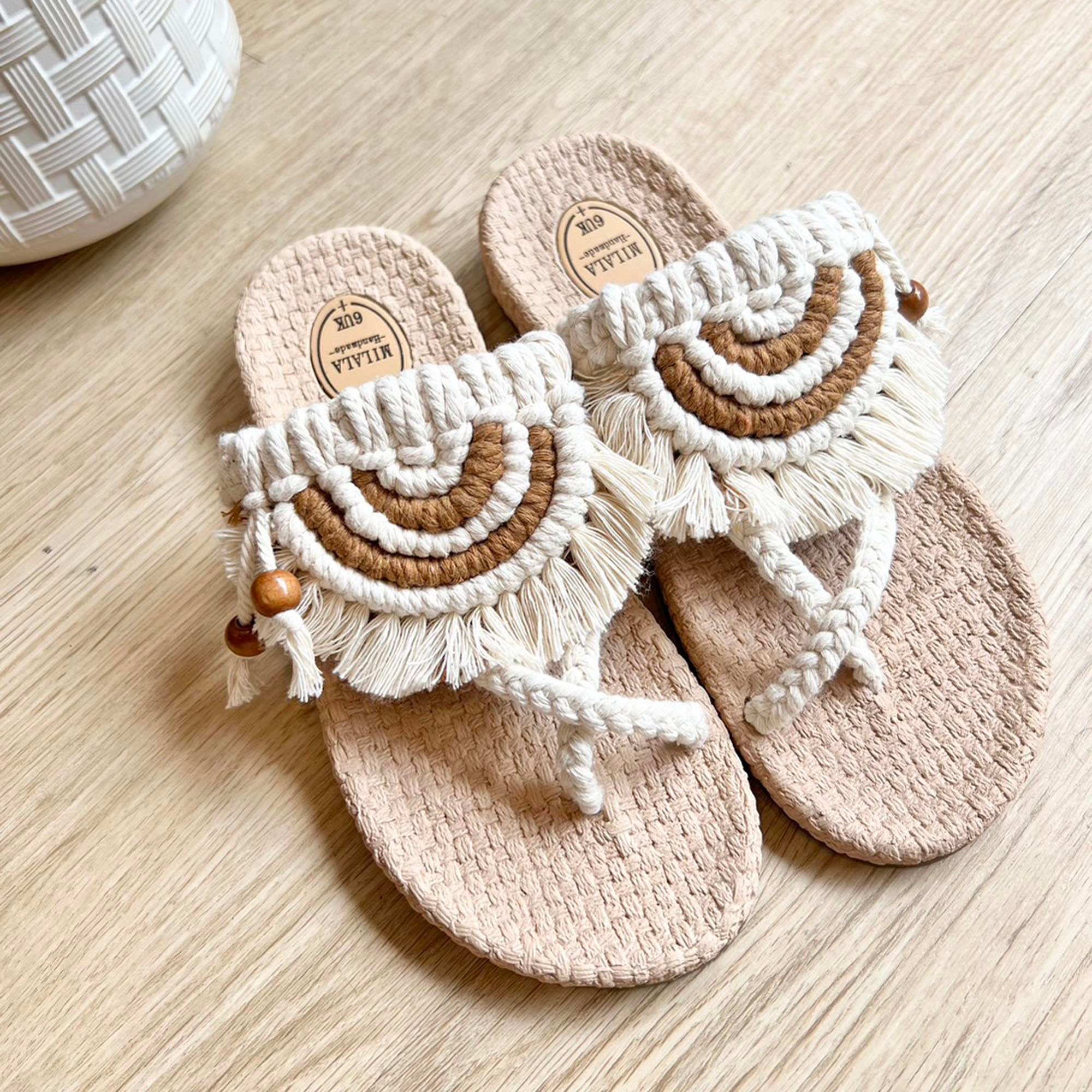Macrame Sandals Etsy