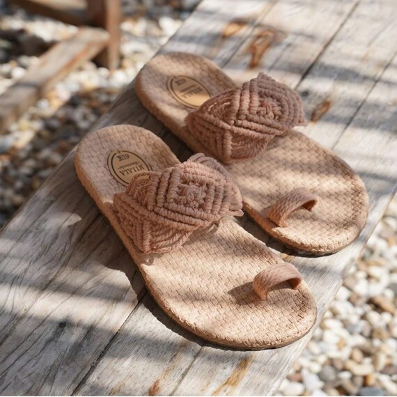 Macramé sandale cheap