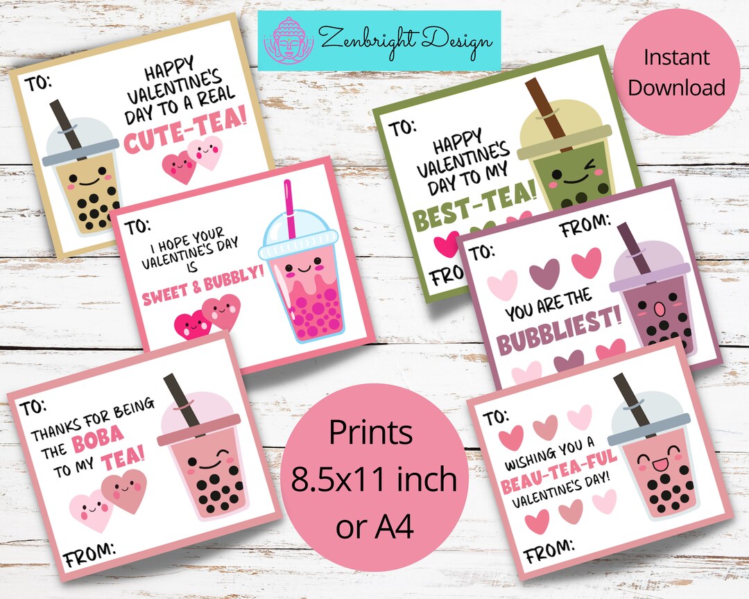 Kids Valentines Printable Valentines Kids Valentine's - Etsy