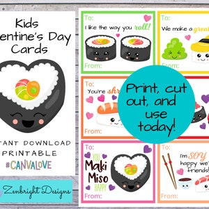 Kids Valentines, Printable Valentines, Kids Valentine's Day Cards ...