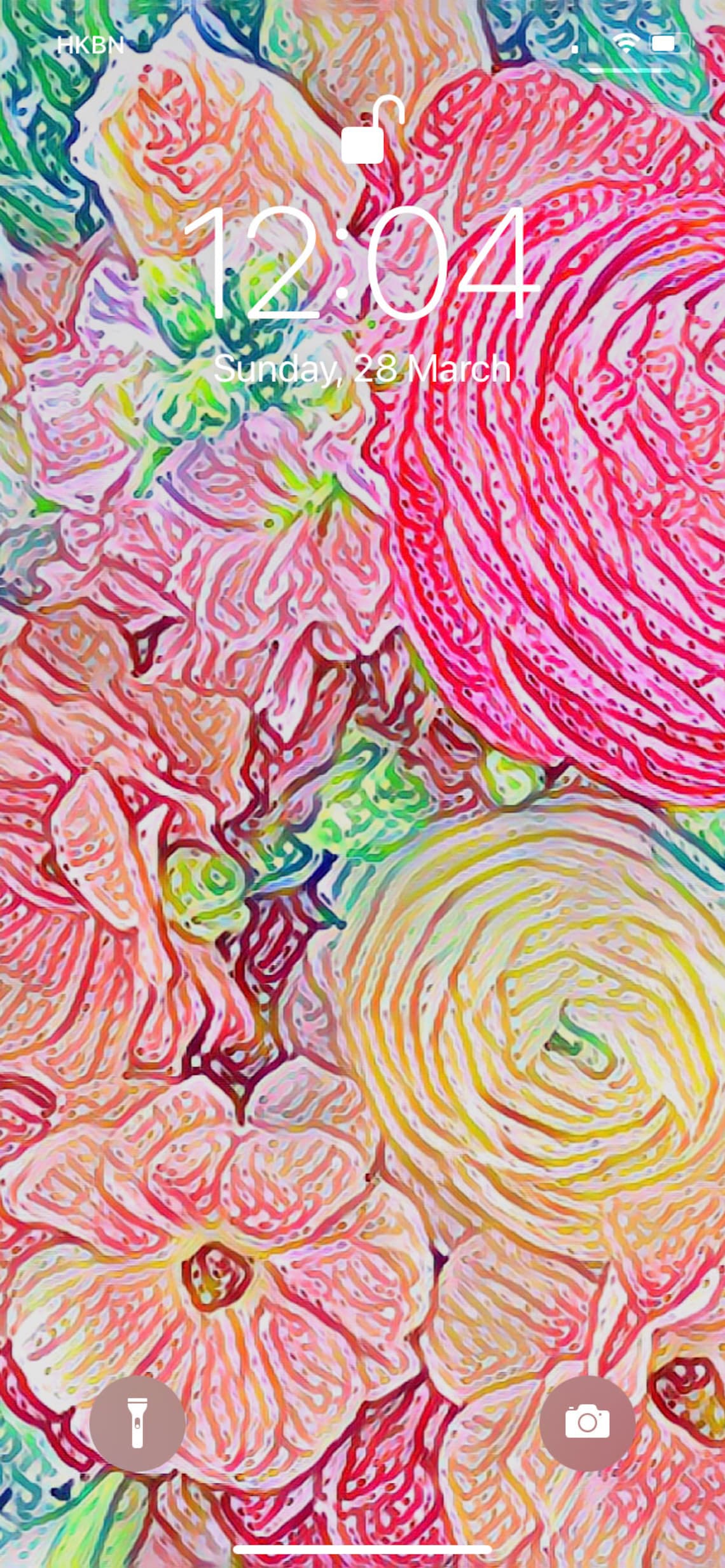 Bright Bold Floral Wallpaper Bright & Bold Floral Digital Wallpaper smartphone Wallpaper | Etsy