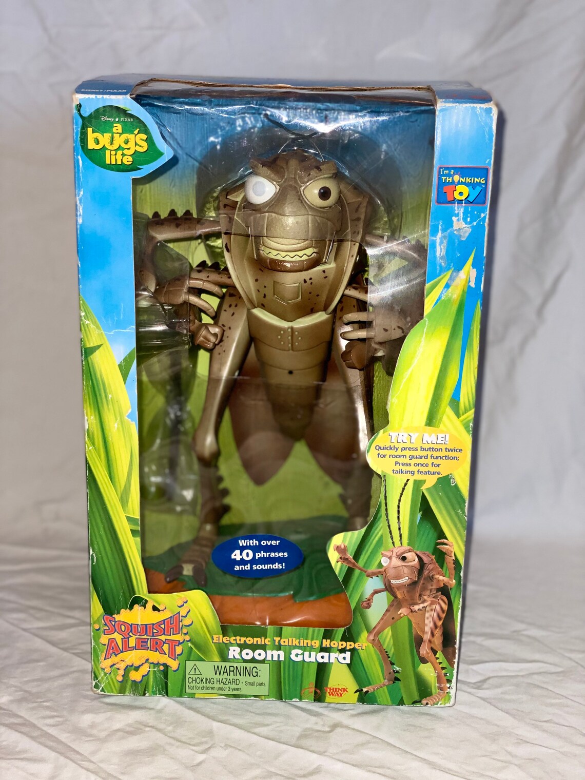 Rare 1998 Disney Pixar Bugs Life Electronic Talking Hopper Etsy