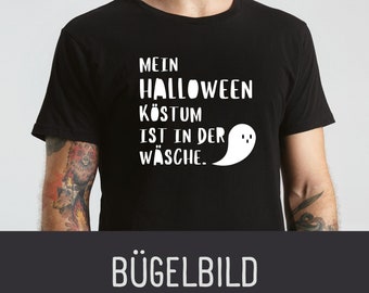 Schriftzug Halloween | Bügelbild für Textilien | personalisiert | Bügelbild erstes Halloween