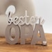 → auf Etsy ansehen: Bester Opa Schriftzug 3D | Geschenk Opa | Vatertag Geschenk | Opa Deko | Geburtstag Opa | Handmade Deko Bester Opa Schriftzug 3D | Geschenk Opa | Vatertag Geschenk | Opa Deko | Geburtstag Opa | Handmade Deko