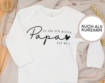 Baby Body bester Papa der Welt | Geburtstag Papa | 0 - 18 Monate | individuelle Anpassung möglich | Geburtstagsgeschenk Vater