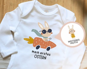 Baby Body Ostern personalisiert mit Namen - Mein erstes Ostern - Osterhase
