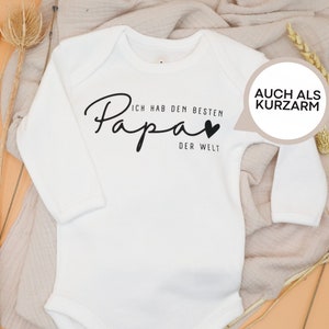 Baby Body bester Papa der Welt | Geburtstag Papa | 0 - 18 Monate | individuelle Anpassung möglich | Geburtstagsgeschenk Vater