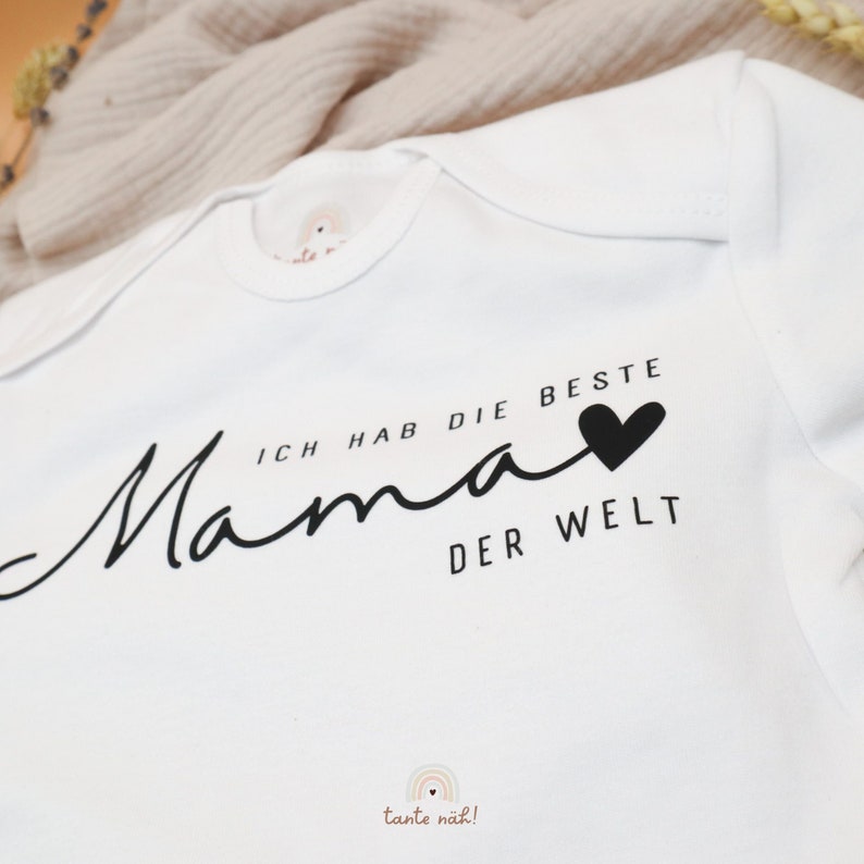 Baby Body beste Mama der Welt Geburtstag Mama 0 18 Monate individuelle Anpassung möglich Geburtstagsgeschenk Mutter Bild 2