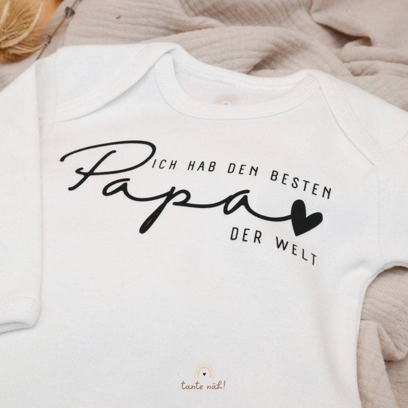 Baby Body bester Papa der Welt Geburtstag Papa 0 18 Monate individuelle Anpassung möglich Geburtstagsgeschenk Vater image 4