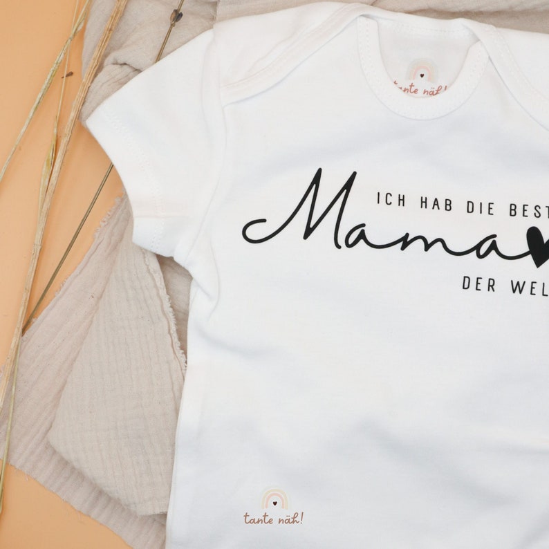 Baby Body beste Mama der Welt Geburtstag Mama 0 18 Monate individuelle Anpassung möglich Geburtstagsgeschenk Mutter Bild 4