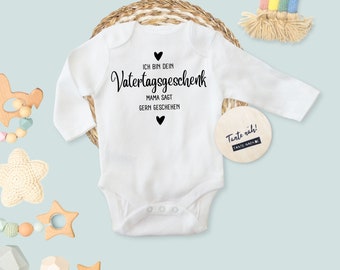 Baby Body Vatertag personalisiert | Ich in dein Vatertagsgeschenk | 0 - 18 Monate | individuelle Anpassung möglich | Geschenk für Papa