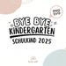 Plotterdatei Bye Bye Kindergarten Hallo Schulkind | SVG | PNG | german | Einschulung 2024 | Schule | deutsch | Kind | Schulkinder