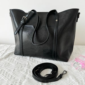 Vegan Leder Frauen Handtaschen Schultertasche, Leder Tragetasche mit großer Kapazität, Frauen Reise Crossbody Tasche, Einkaufstasche, Geschenk für Frauen Mädchen