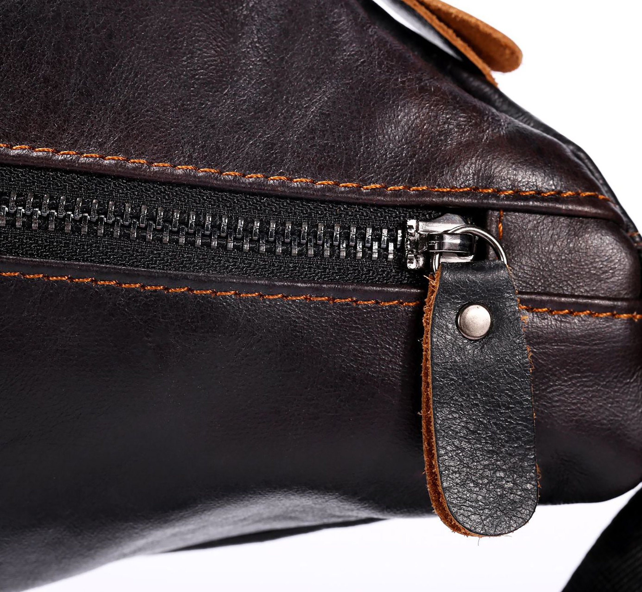 Men's Leather Sling Bag Men's Chest Bag Outdoor Etsy