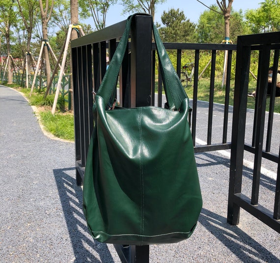 Large Soft Leather Tote Women Shoulder Bag Female Crossbody - Etsy