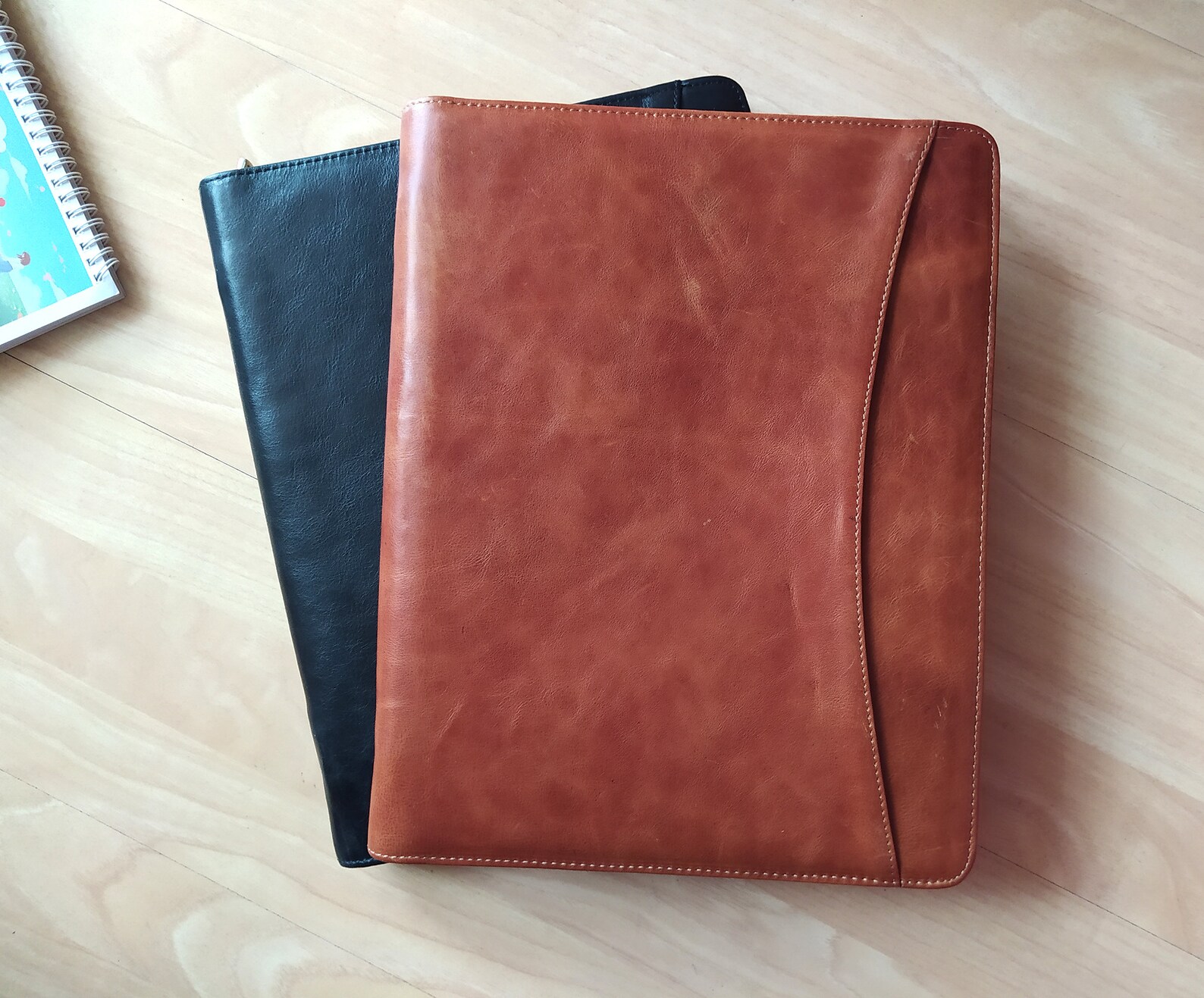Personalized Leather Portfolio Clipboard Padfolio A4 Letter Etsy