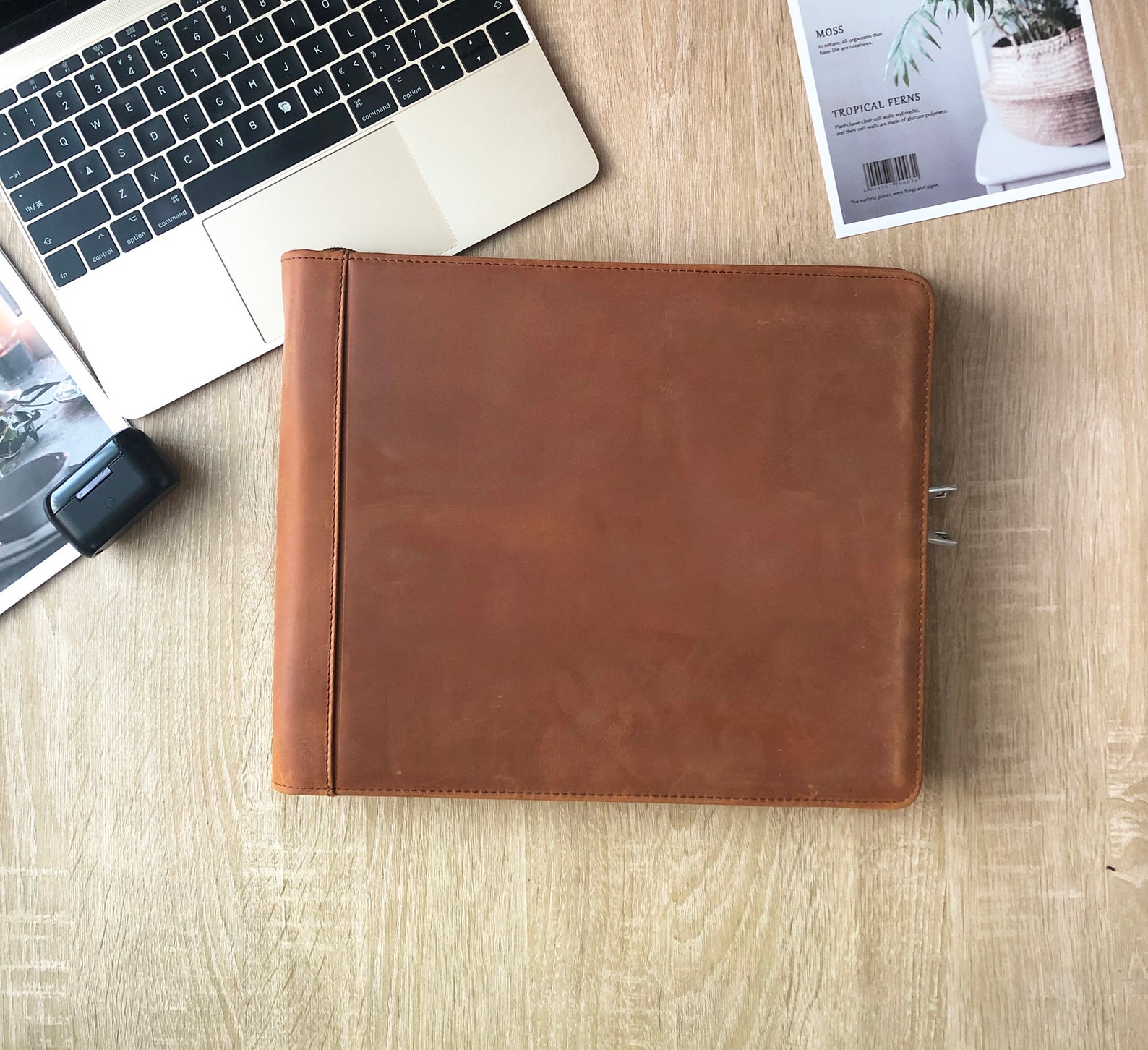 Custom 3 Ring Check Binder Portfolio leather Check Binder Etsy