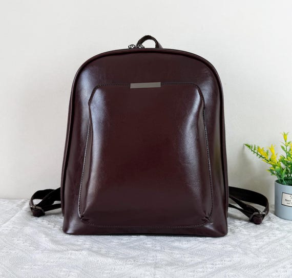 Damesrugzak College Casual studentenschooltas Veganistisch leer Travel Work Schoudertas voor dames, geschikt voor 13-inch laptop - België