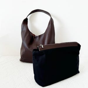 Hobo Bag For Women - Soft PU Leather Slouchy Shoulder Tote Purse, High Capacity Handbag With Snap Closure