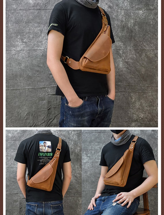 Leather dumpling bag sale