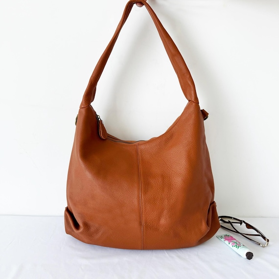 Women Tote Bag, Soft Real Leather Women Shoulder Bag Work  display picture 2
