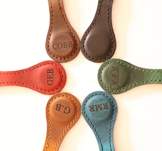 Set De 4 Marcapáginas De Cuero Magnéticos - Diseño Vintage Para Hombres Y Mujeres - Regalo Perfecto Para Lectoras/es